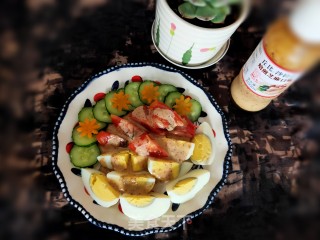 鸡蛋蔬菜沙拉的做法步骤：8