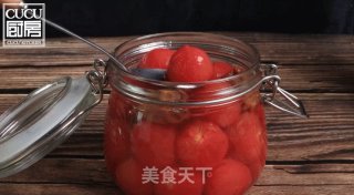 话梅番茄的做法步骤：5