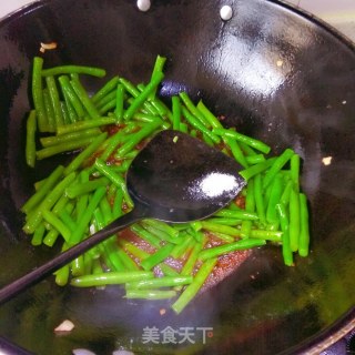 豆角炒肉丝的做法步骤：9