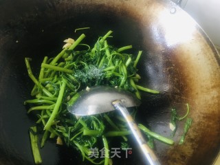 蒜香空心菜的做法步骤：4