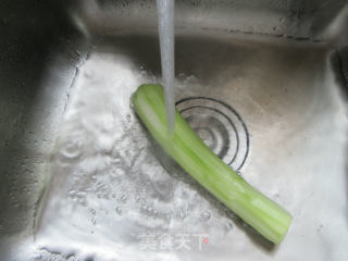圆蛤肉夜开花羹的做法步骤：3
