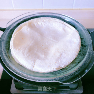 海参小米粥+蛋蔬麦卷营养早餐的做法步骤：5