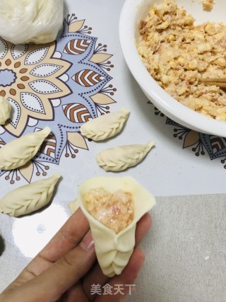 玉米马蹄蒸饺#蒸菜#的做法步骤：14