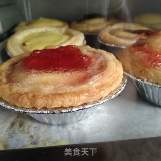 草莓酱蛋挞的做法步骤：6