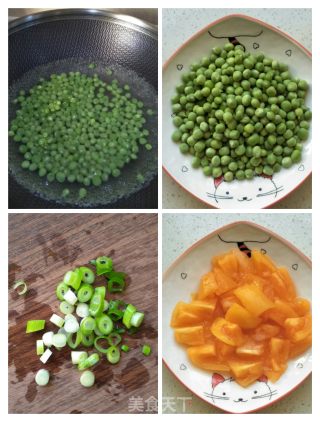 豌豆黄番茄炒蛋的做法步骤：2