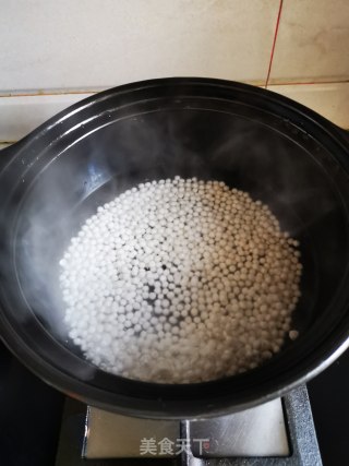 红豆西米露的做法步骤：3