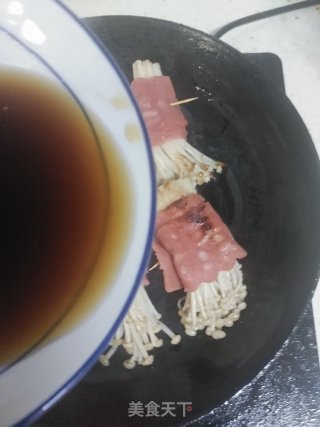 培根金针菇卷的做法步骤：10