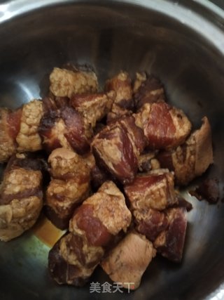 板栗南瓜蒸肉的做法步骤：4