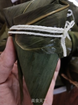 咸蛋黄粽的做法步骤：9