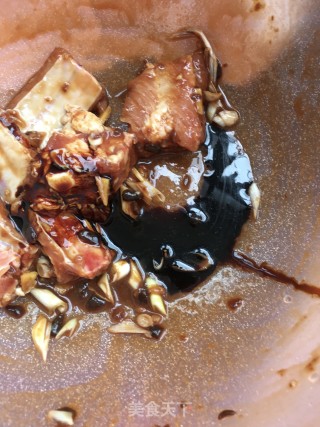 “蒸菜”南瓜蒸排骨的做法步骤：7