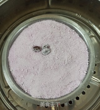 紫薯松糕的做法步骤：6