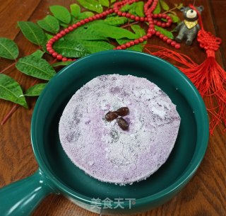 紫薯松糕的做法步骤：9