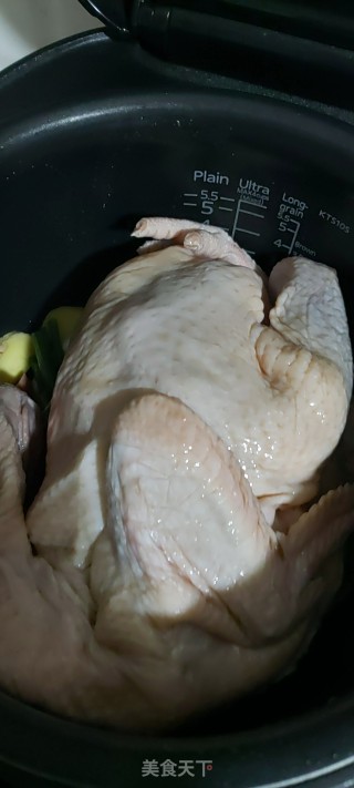 电饭煲烤鸡的做法步骤：3