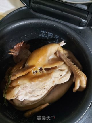 电饭煲烤鸡的做法步骤：6