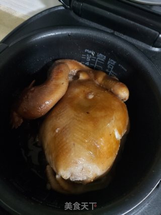 电饭煲烤鸡的做法步骤：7