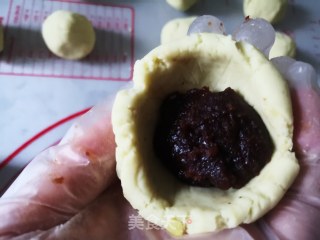 红薯豆沙饼的做法步骤：6