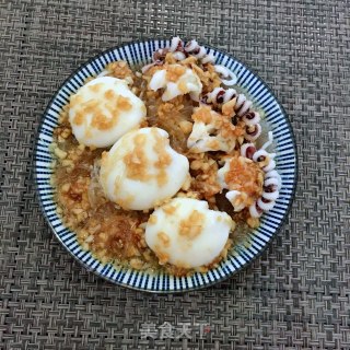 蒜蓉粉丝蒸墨鱼仔的做法步骤：11