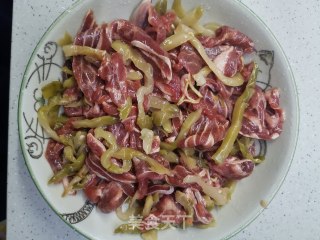 榨菜蒸牛肉的做法步骤：3