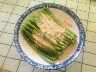 麻酱拌豇豆的做法步骤：4