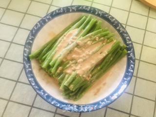 麻酱拌豇豆的做法步骤：5