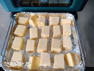 不用面包糠不用油的-炸牛奶的做法步骤：8