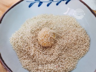 南瓜小麻球的做法步骤：9