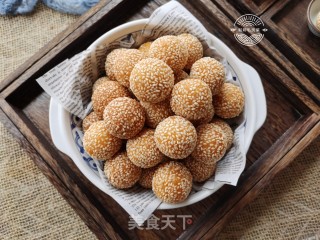 南瓜小麻球的做法步骤：16