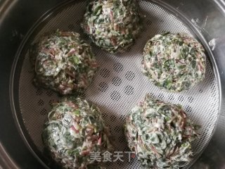 蒸马齿苋菜馍的做法步骤：8
