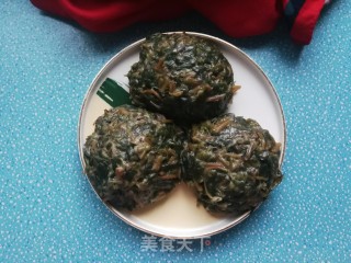 蒸马齿苋菜馍的做法步骤：10