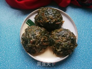 蒸马齿苋菜馍的做法步骤：11