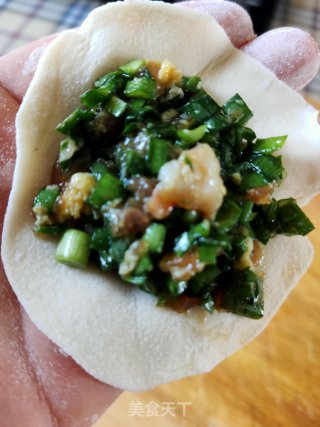 韭菜三鲜水饺的做法步骤：16