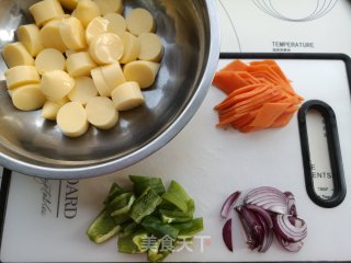 红烧日本豆腐的做法步骤：2
