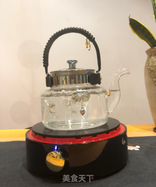 煮红枣陈皮与金边玫瑰花茶的做法步骤：2
