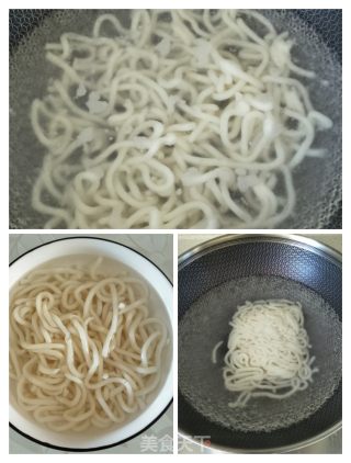 豆角拌面的做法步骤：4