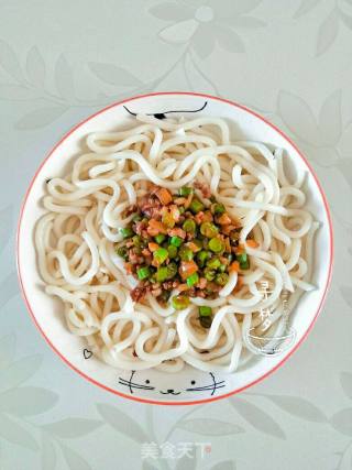 豆角拌面的做法步骤：6