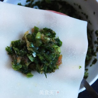 酸汤香芹鲜肉馄饨的做法步骤：8