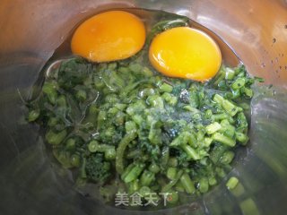 “ 蒸菜”茼蒿蒸蛋的做法步骤：4