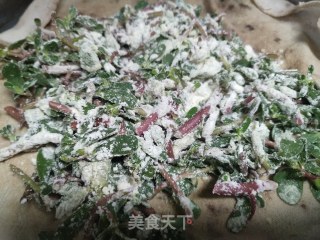 蒸马齿菜的做法步骤：4