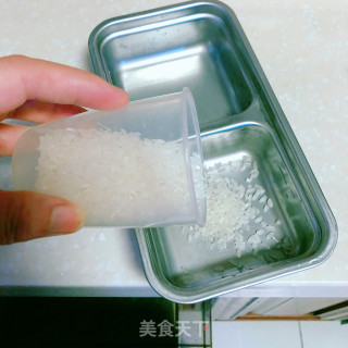清蒸丝瓜+白米饭的做法步骤：2