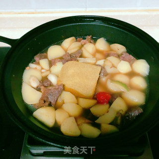 咖喱牛肉排炖土豆的做法步骤：10