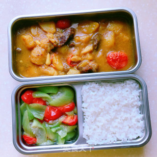 咖喱牛肉排炖土豆的做法步骤：14