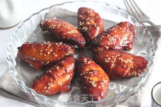 不加一滴油的蜜汁烤鸡翅的做法步骤：12