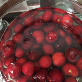 花酿樱桃冰水的做法步骤：9