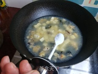 上汤皮蛋菠菜的做法步骤：11