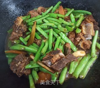豆角炖排骨的做法步骤：7