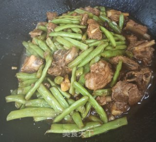 豆角炖排骨的做法步骤：8