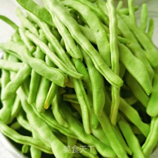 怎么保存四季豆的做法步骤：1