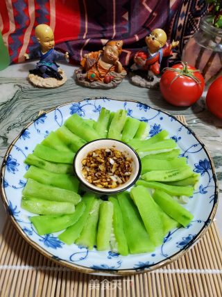 白灼丝瓜的做法步骤：9
