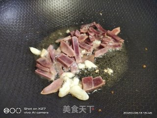 火腿烧飘瓜的做法步骤：4