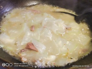 火腿烧飘瓜的做法步骤：9